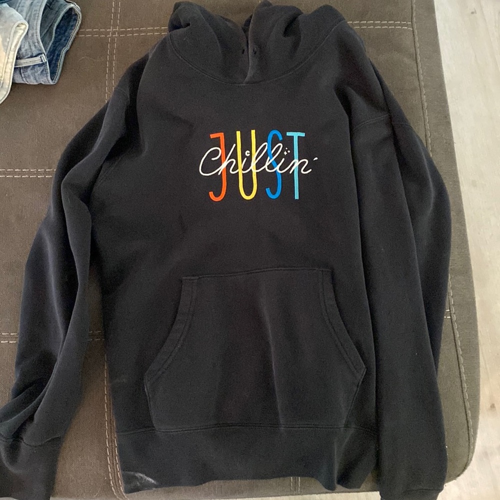 Black hoodie